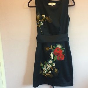 NWOT Floral navy dress